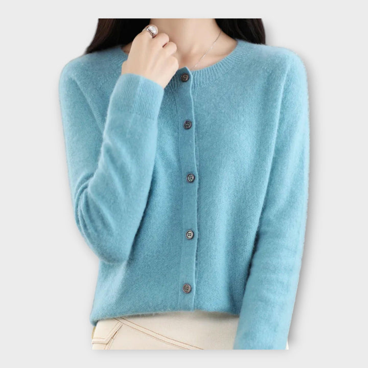 Elegant Buttoned Cardigan Liora Lane Boutique