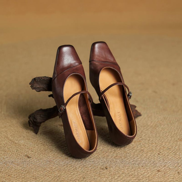 Velin Genuine Leather Pumps  Liora Lane Boutique