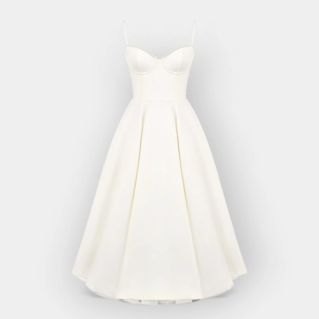 Simple White Midi Dress Jasmine's Boutique Australia