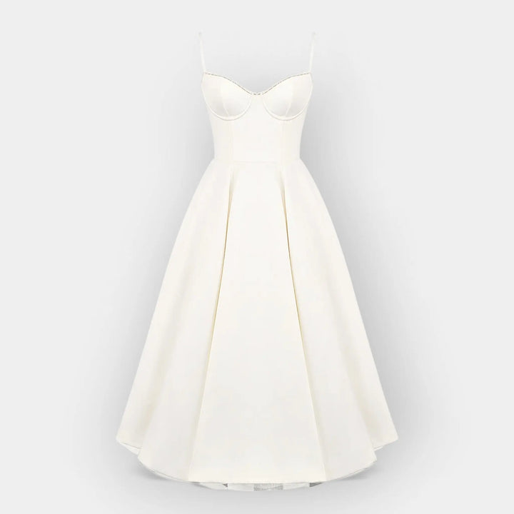 Simple White Midi Dress Jasmine's Boutique Australia