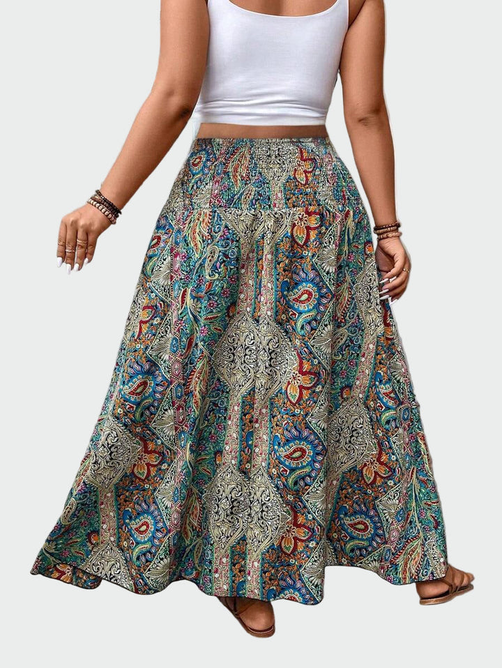 Boho Printed Maxi Skirt Jasmine's Boutique Australia
