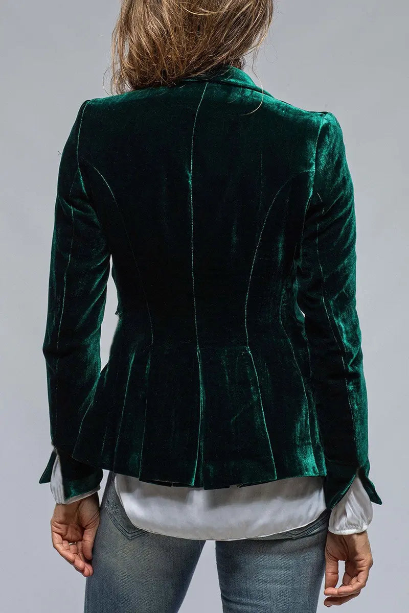 Crimson Velvet Tailored Blazer Jasmine's Boutique Australia
