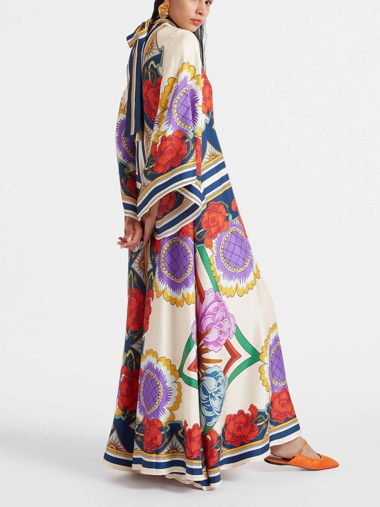 Ravenca™ | Rust Print Maxi Dress Jasmine's Boutique Australia