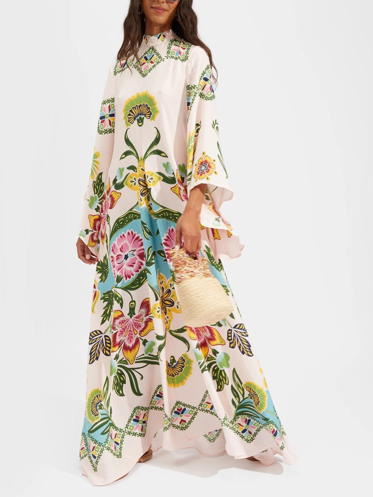 Magnifico™ | Relaxed Sand Print Maxi Dress Jasmine's Boutique Australia