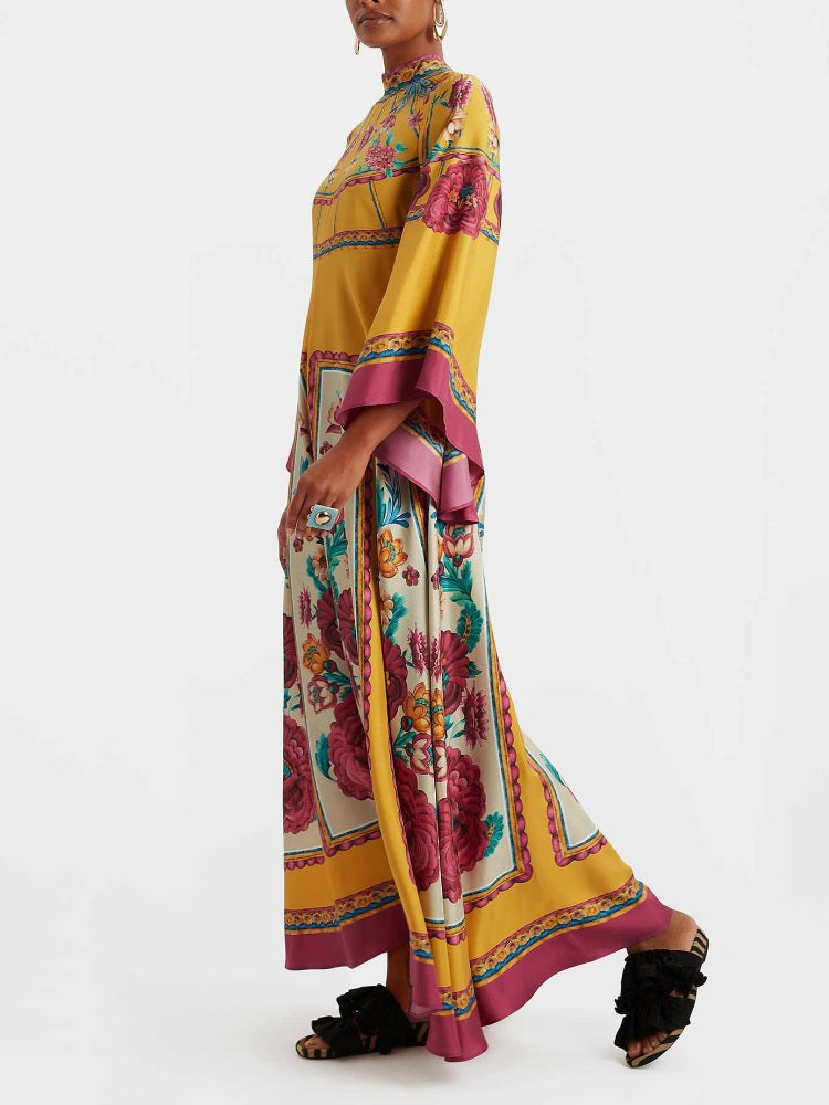 Magnifico™ | Marigold Print Maxi Dress Jasmine's Boutique Australia