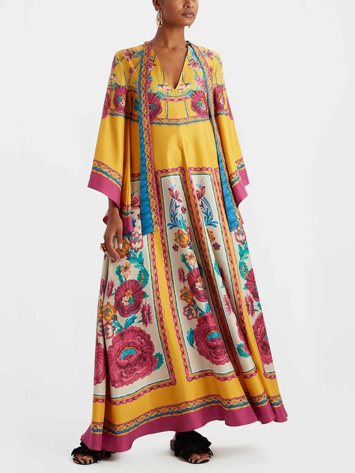 Magnifico™ | Marigold Print Maxi Dress Jasmine's Boutique Australia
