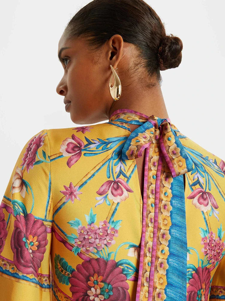 Magnifico™ | Marigold Print Maxi Dress Jasmine's Boutique Australia