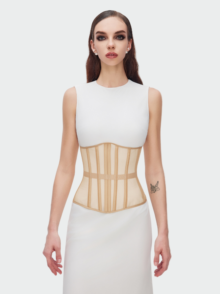 Noir Mesh Waist Corset Jasmine's Boutique Australia