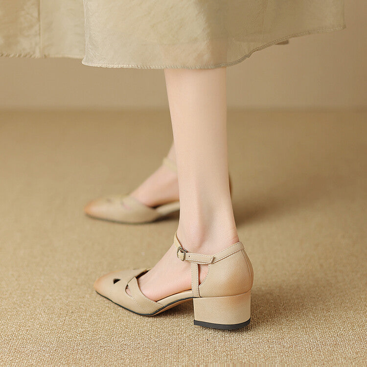 Zolain Genuine Leather Sandals  Liora Lane Boutique