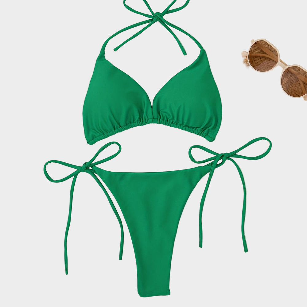 Halter Bikini with V Slip Jasmine's Boutique Australia