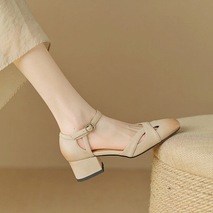 Zolain Genuine Leather Sandals  Liora Lane Boutique