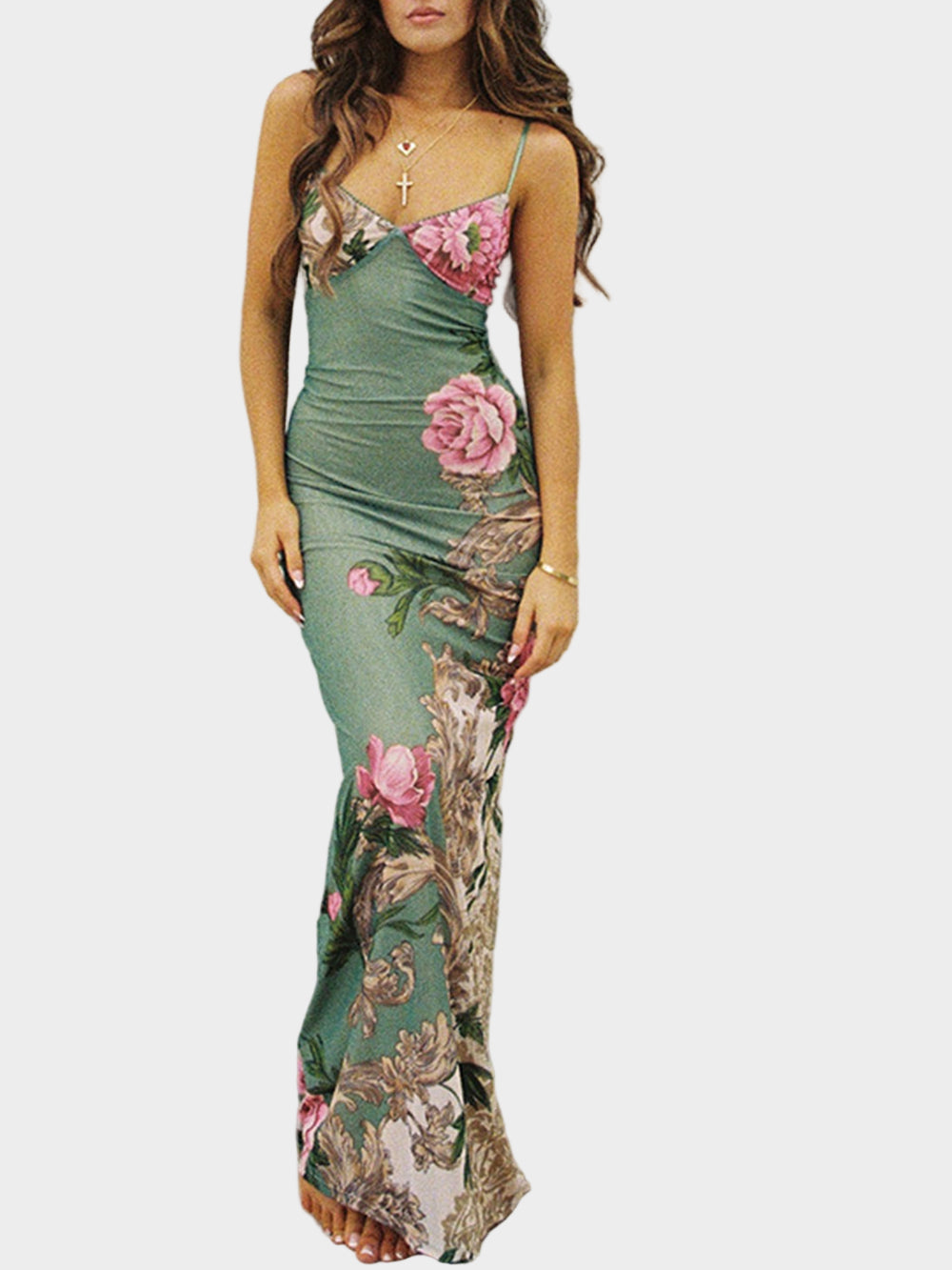 Resort Slim Printed Slip Dress Jasmine's Boutique Australia