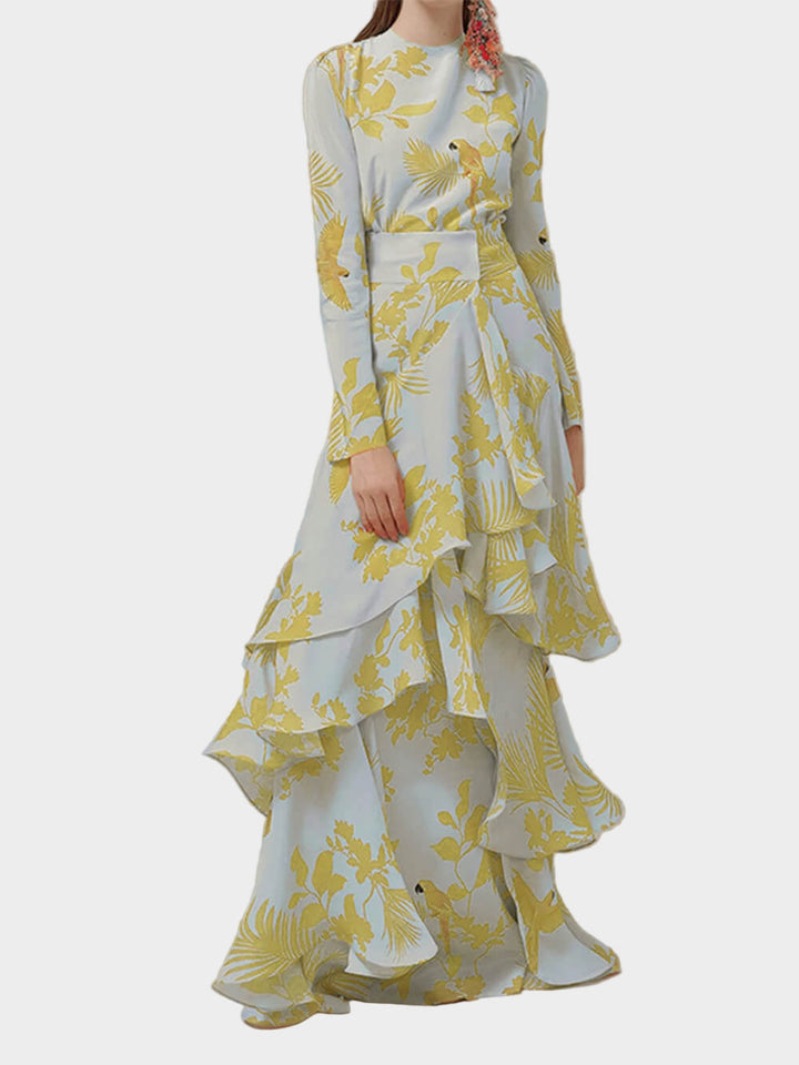 Irregular Ruffle Long Dress Jasmine's Boutique Australia