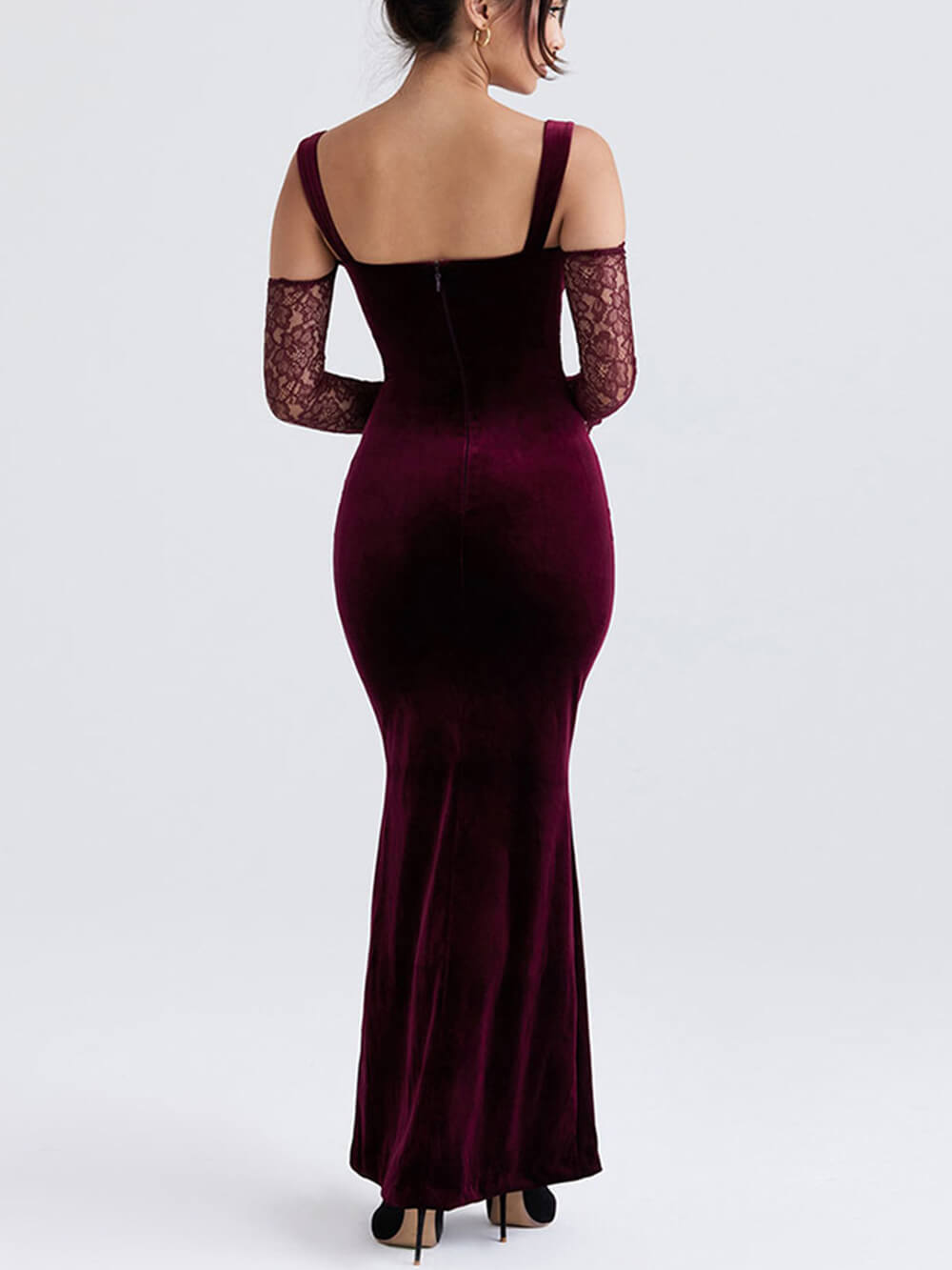 Lace Halter Strap Maxi Dress Jasmine's Boutique Australia