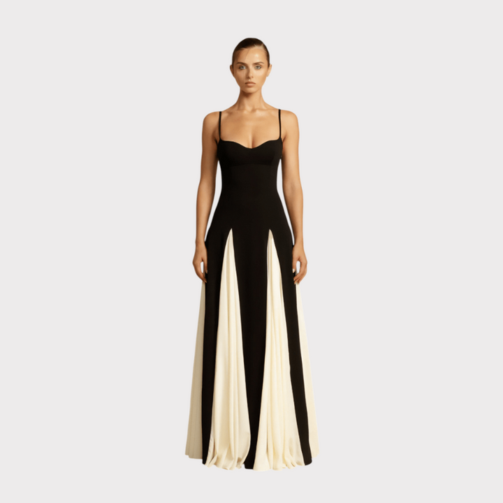 Catalina | Two-Tone Maxi Dress Liora Lane Boutique