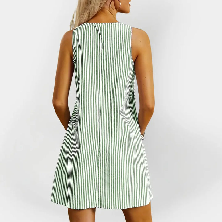 Sleeveless Striped Dress Jasmine's Boutique Australia