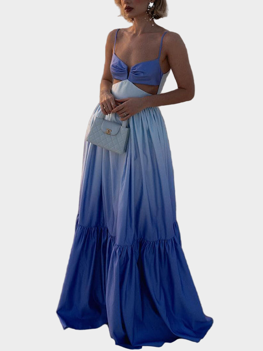 Maxi dress with gradient color print Jasmine's Boutique Australia