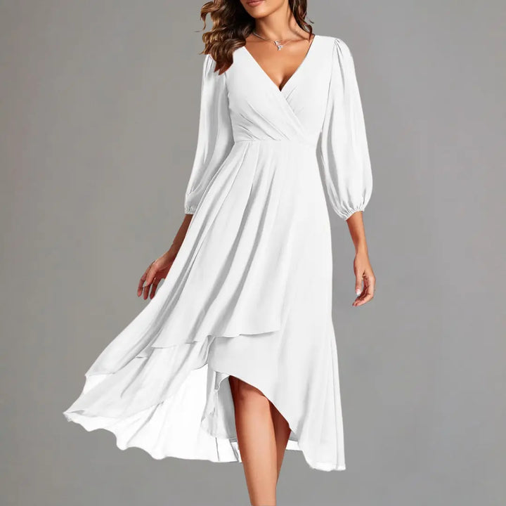 Rust Elegance Flowing Midi Dress Jasmine's Boutique Australia