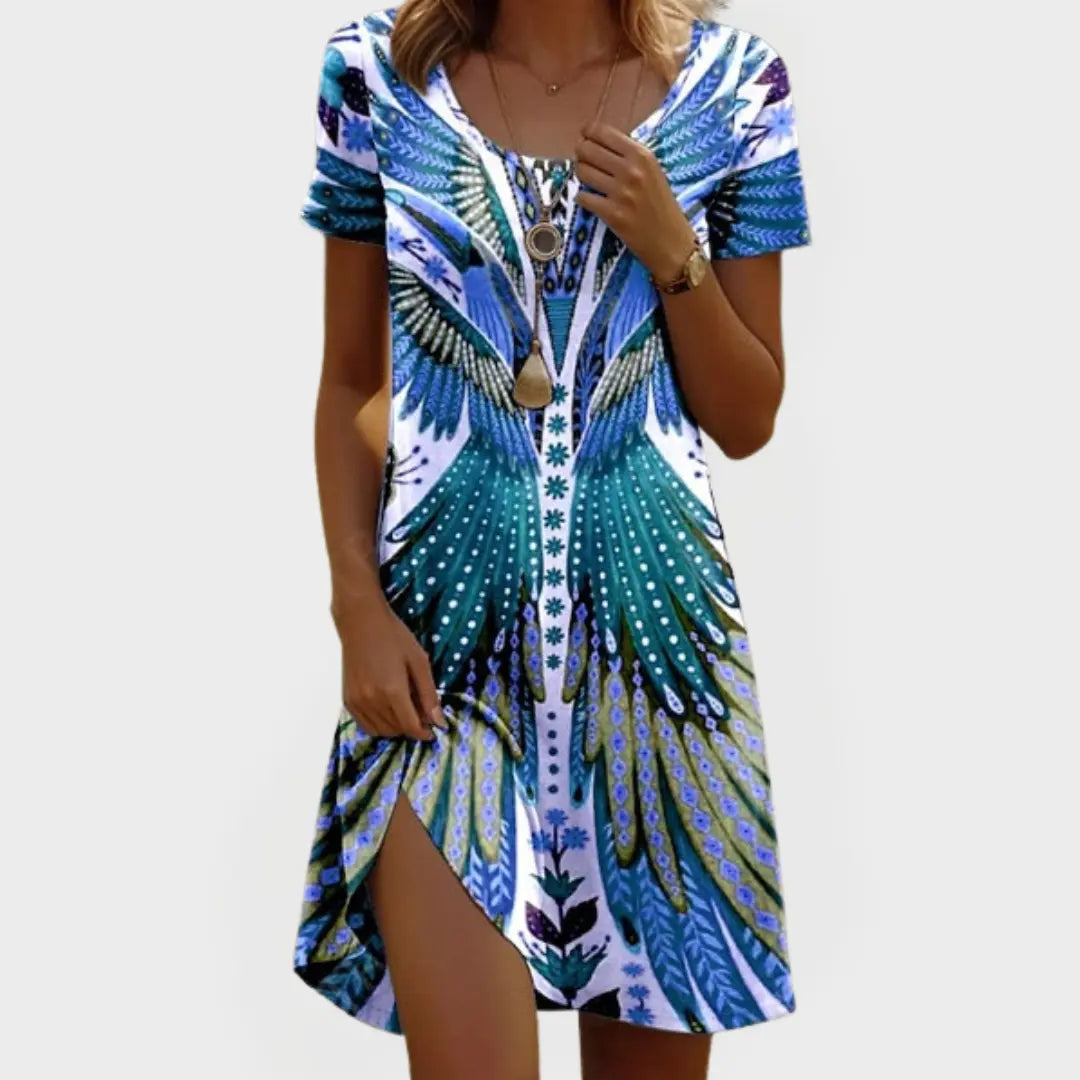 Vintage Dress with Short Sleeves Jasmine's Boutique Australia