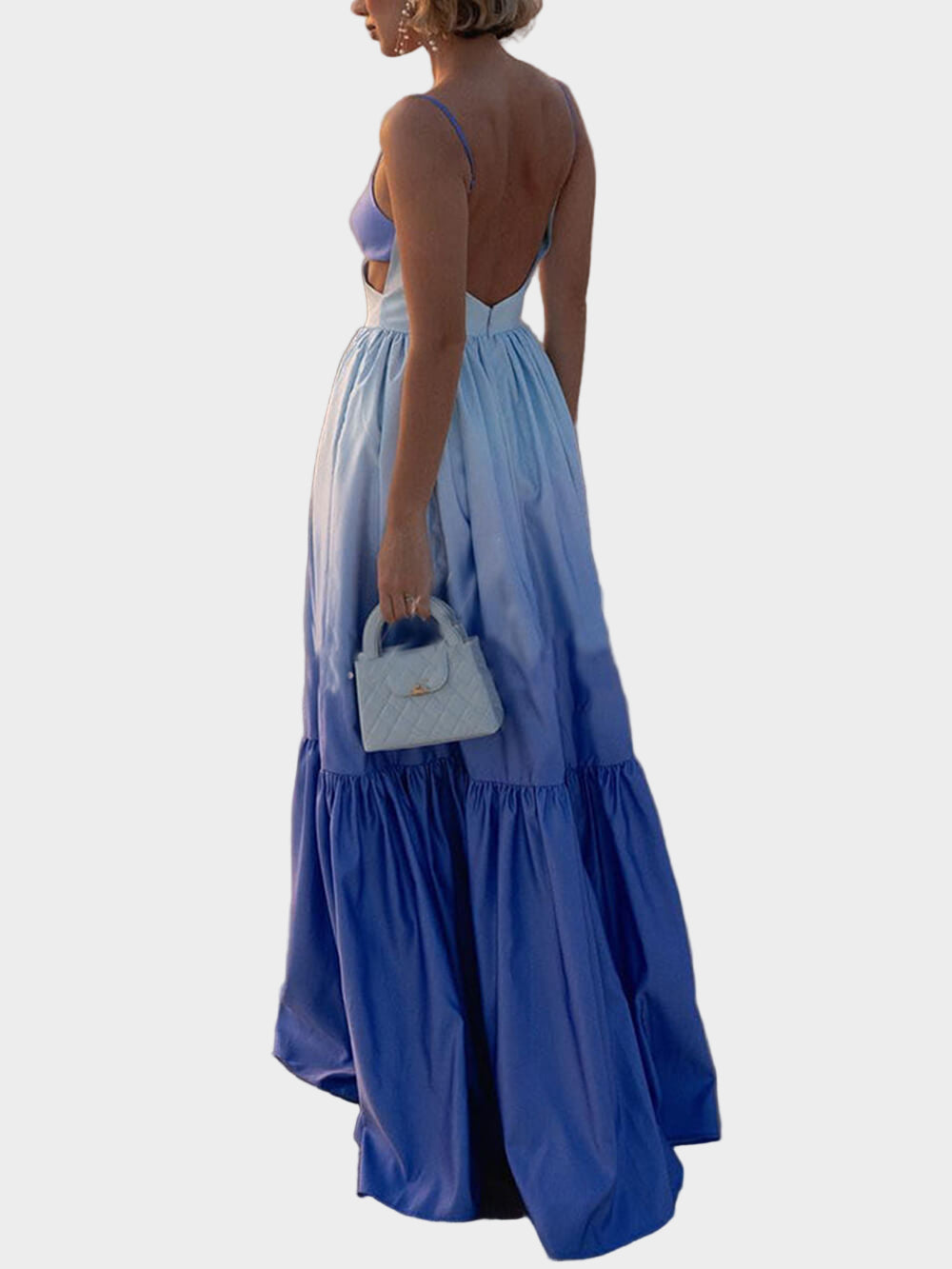 Maxi dress with gradient color print Jasmine's Boutique Australia