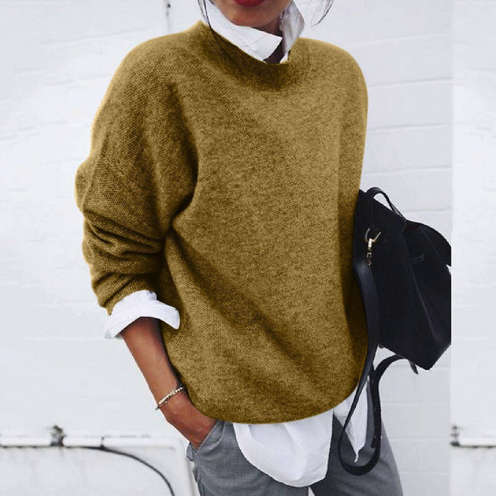 Julie | Cashmere Jumper  Liora Lane Boutique #1752 Collection Khaki / UK 20 (3XL) 39.95
