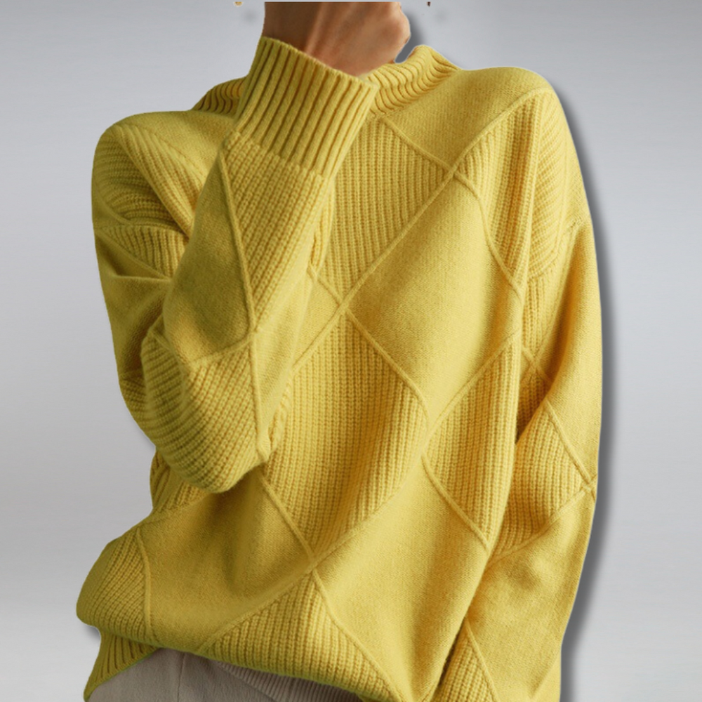Deborah | Casual Knitted Sweater  Liora Lane Boutique  Yellow / 3XL 39.95