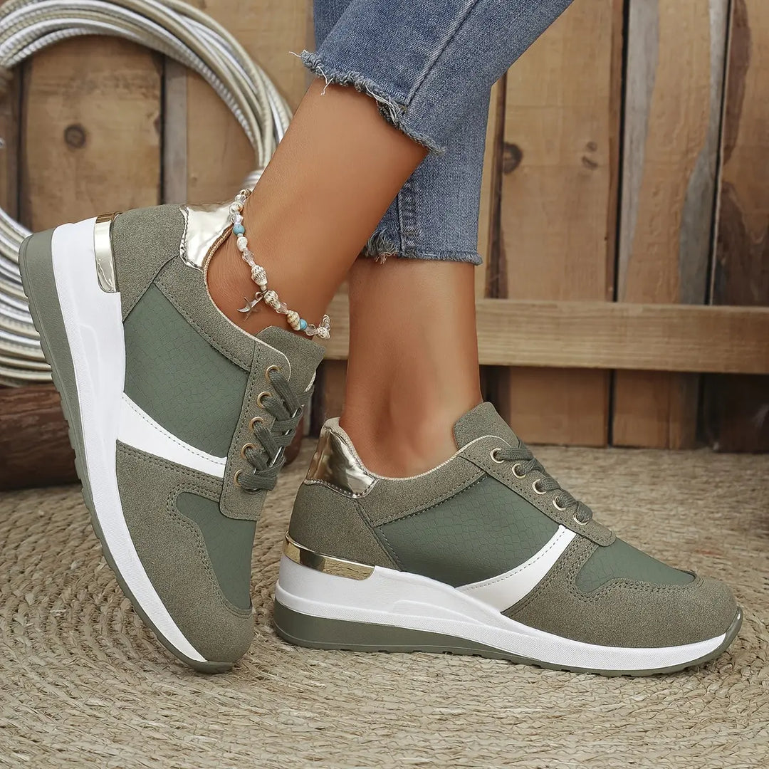 Metallic Accent Sneakers Jasmine's Boutique Australia