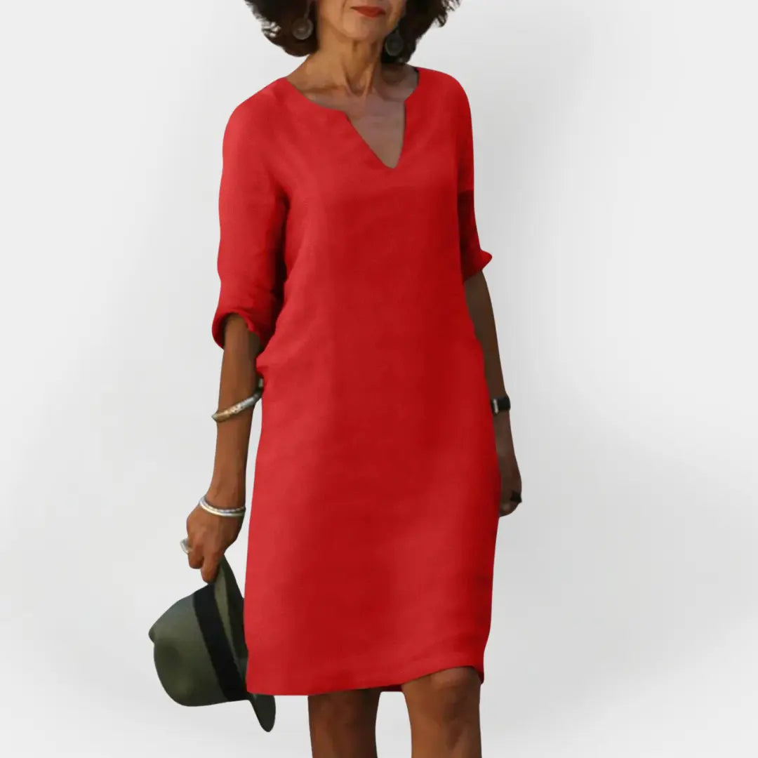Everyday Dress with V Neckline Jasmine's Boutique Australia