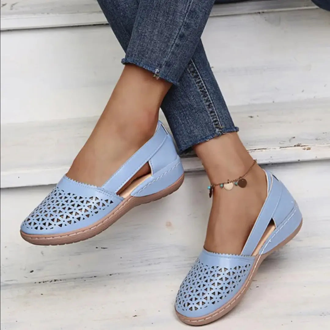 Breezy Comfort Cutout Flats Jasmine's Boutique Australia