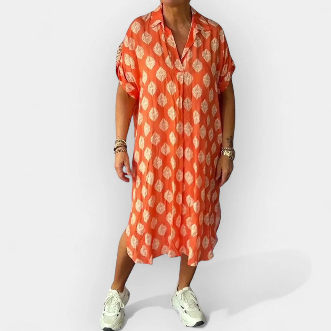 Airy Summer Dress with V-Neck Jasmine's Boutique Australia