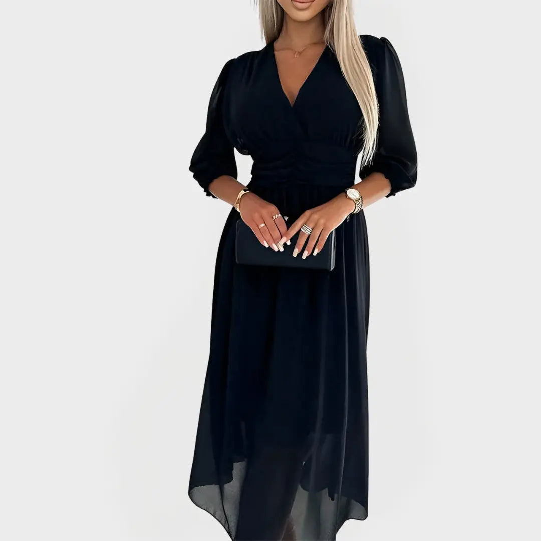 Airy Silk Chiffon Dress for Elegant Appearances Jasmine's Boutique Australia