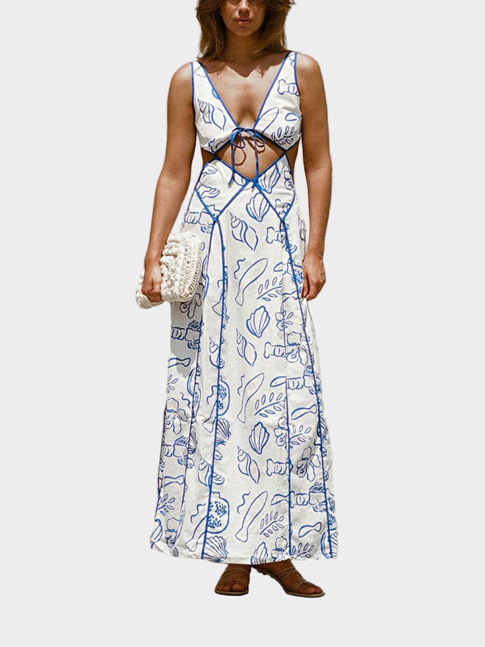 Shoreline Chic Maxi Dress Jasmine's Boutique Australia