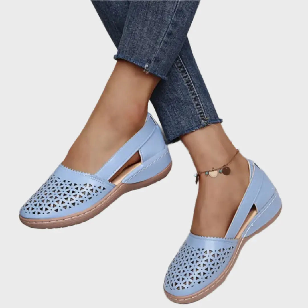 Breezy Cutout Comfort Flats Jasmine's Boutique Australia