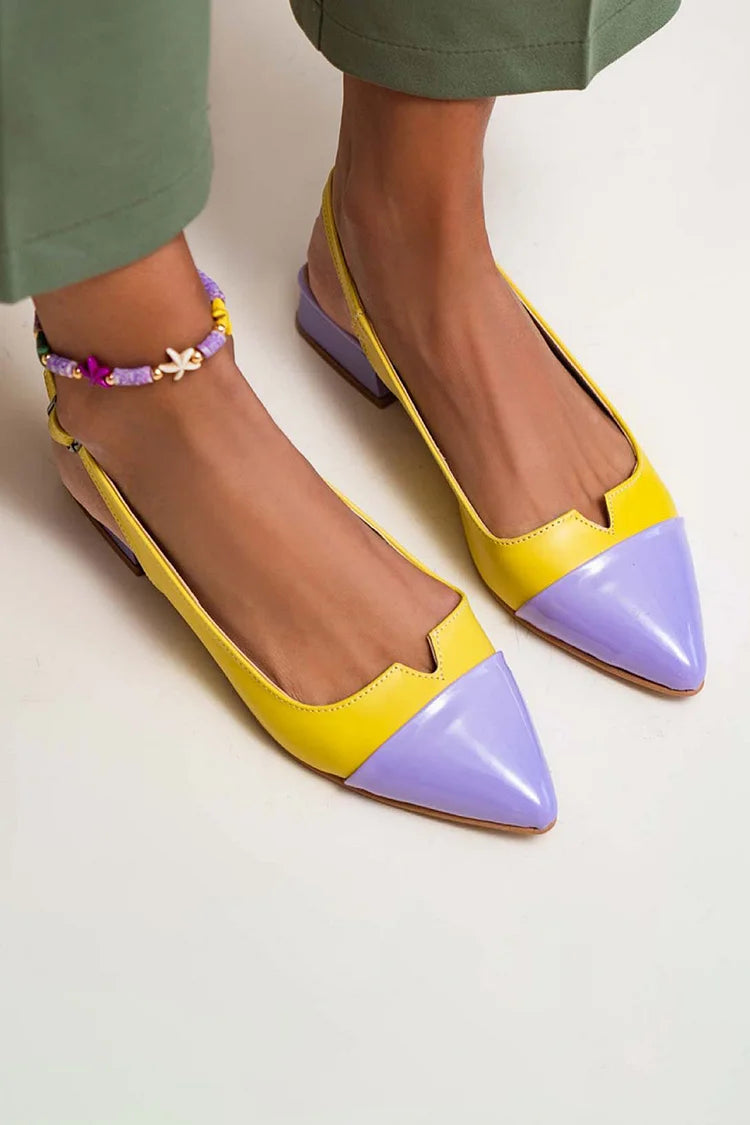 Pastelle Duo Slingback Flats Jasmine's Boutique Australia