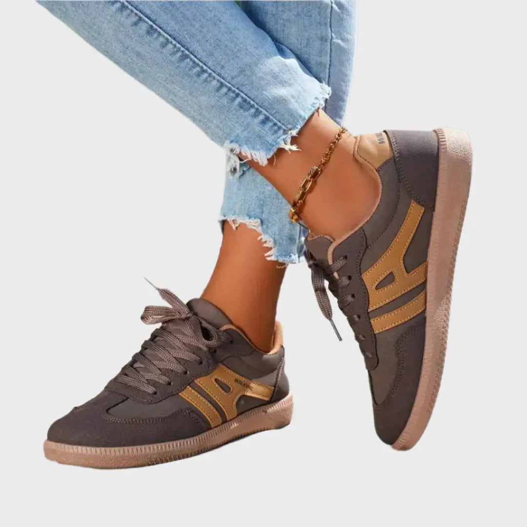 Mocha Stride Retro Sneakers Jasmine's Boutique Australia