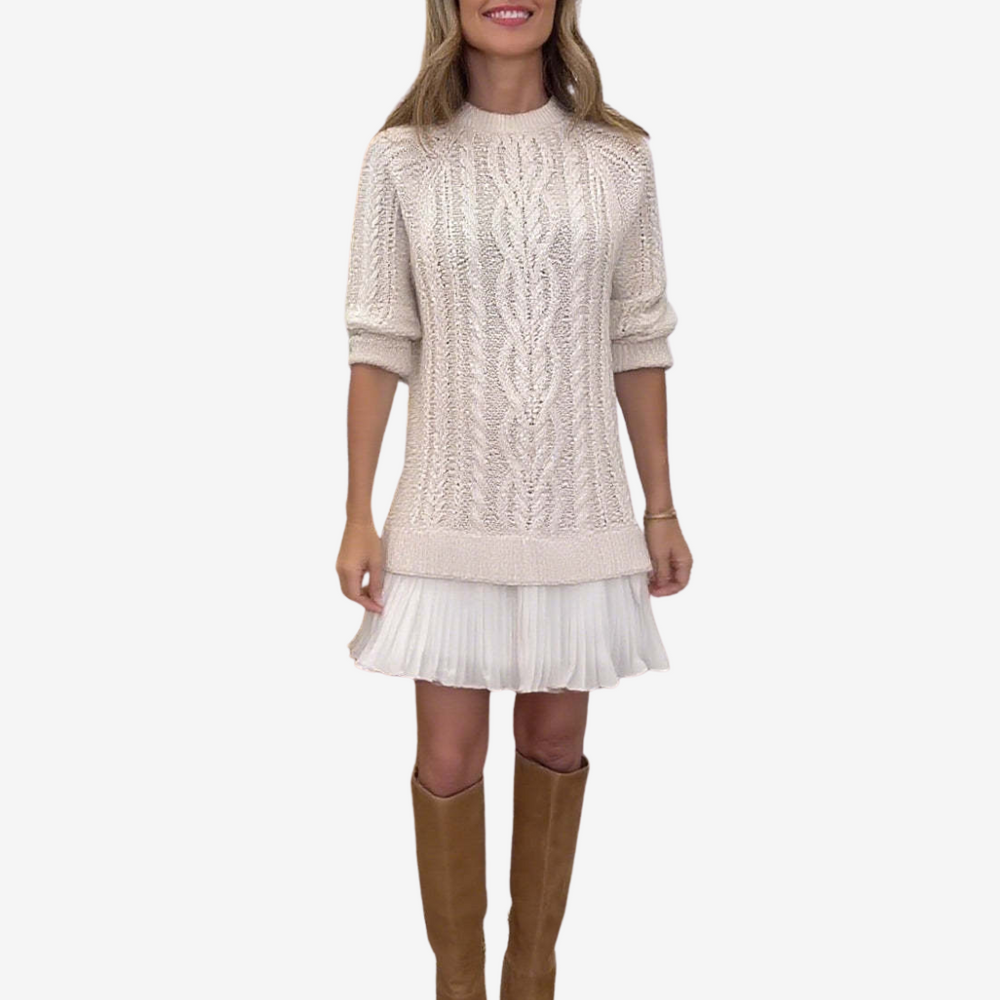 Chloe | Knitted Sweater Dress  Liora Lane Boutique Dress