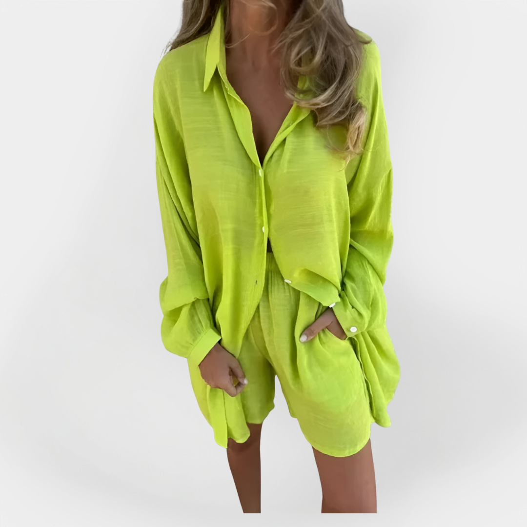 Daily Blouse & Shorts Set Jasmine's Boutique Australia