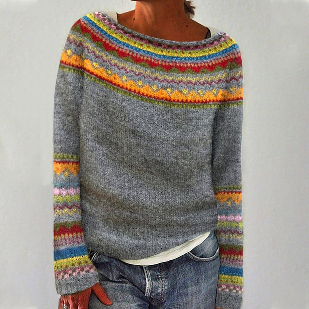 Emily | Colourful Cosy Jumper  Liora Lane Boutique  UK 16-18 (2XL) 39.95