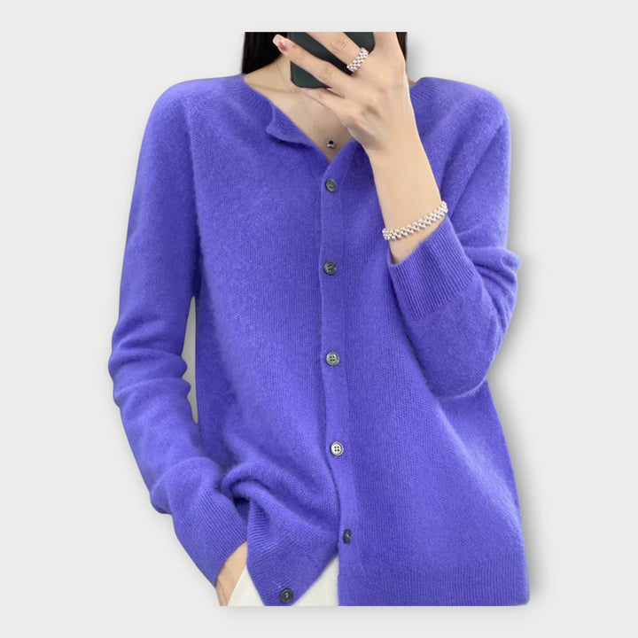 Elegant Buttoned Cardigan Liora Lane Boutique