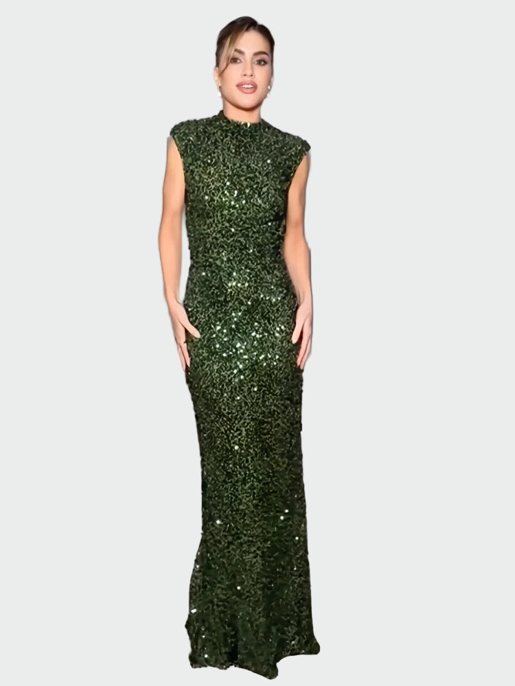 Liora™ | Sleeveless Low Waist Linen Midi Dress Jasmine's Boutique Australia