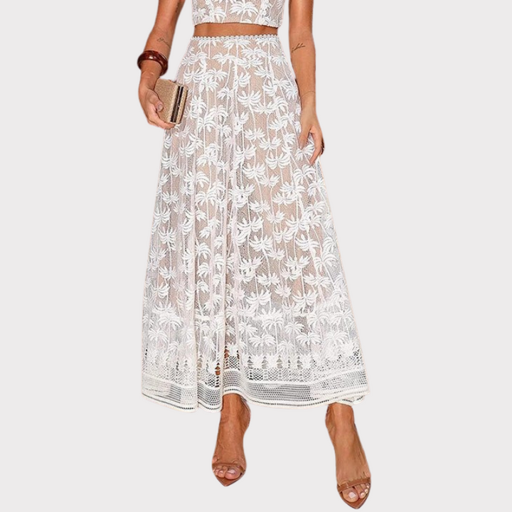 Delphine | Lace Two-Piece Set — Tank & Skirt Liora Lane Boutique