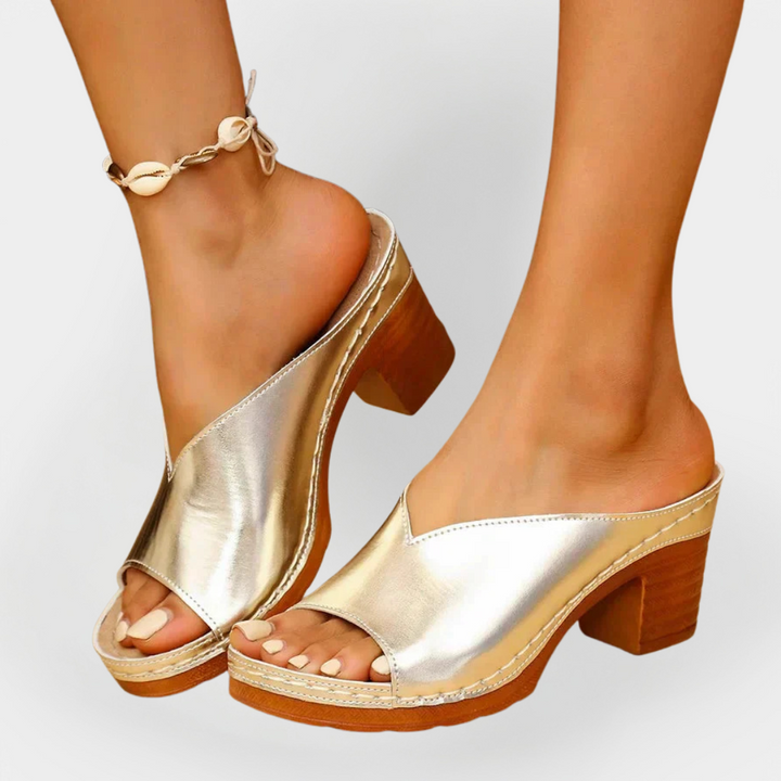 Orthopedic Sandals with Thick Heel Liora Lane Boutique