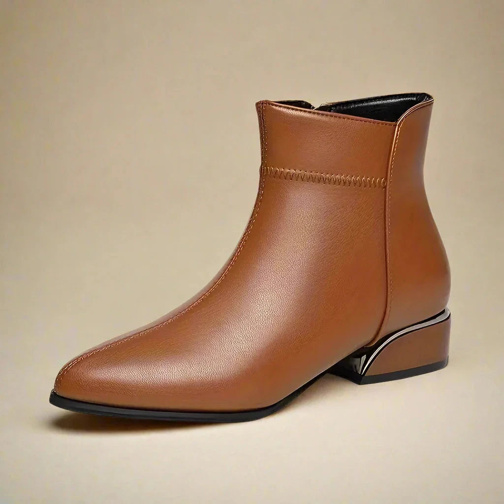 Zoe Ankle Boots  Liora Lane Boutique  Brown / 9.5 59.99