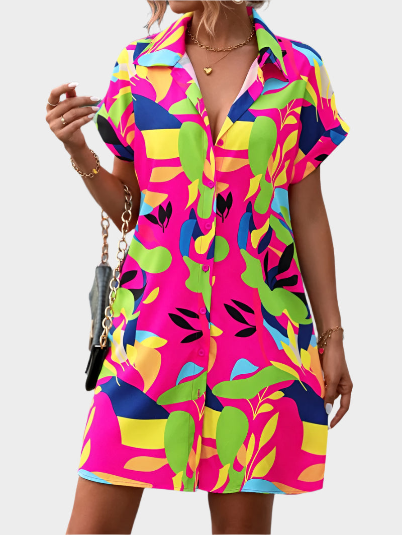 Shirt Dress with Print Jasmine's Boutique Australia