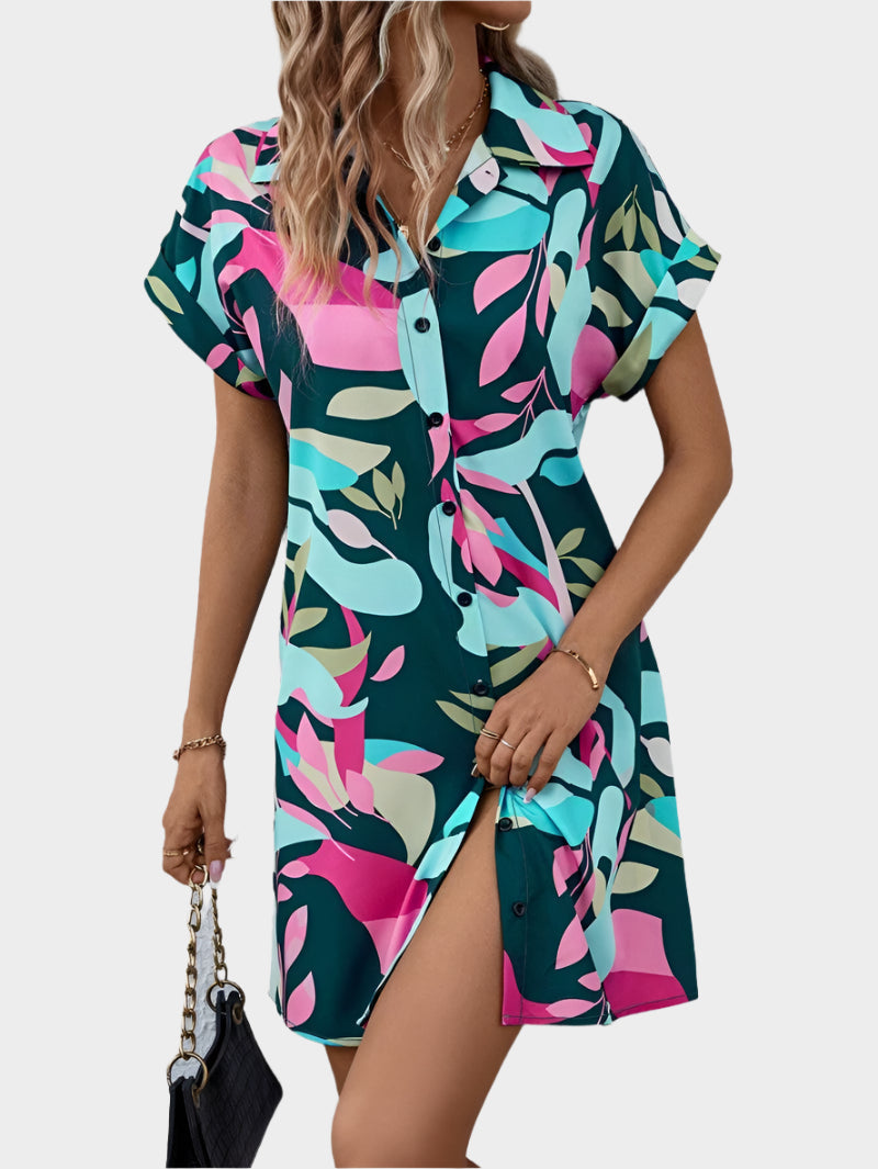 Shirt Dress with Print Jasmine's Boutique Australia