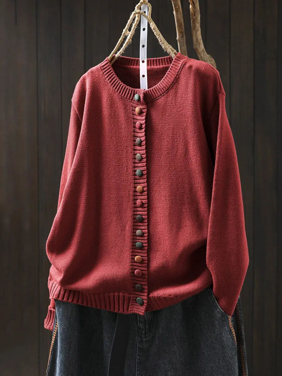 Rustic Charm Button Cardigan Jasmine's Boutique Australia