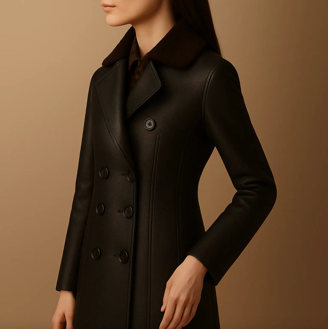 Timeless Line Double-Breasted Coat Jasmine's Boutique Australia