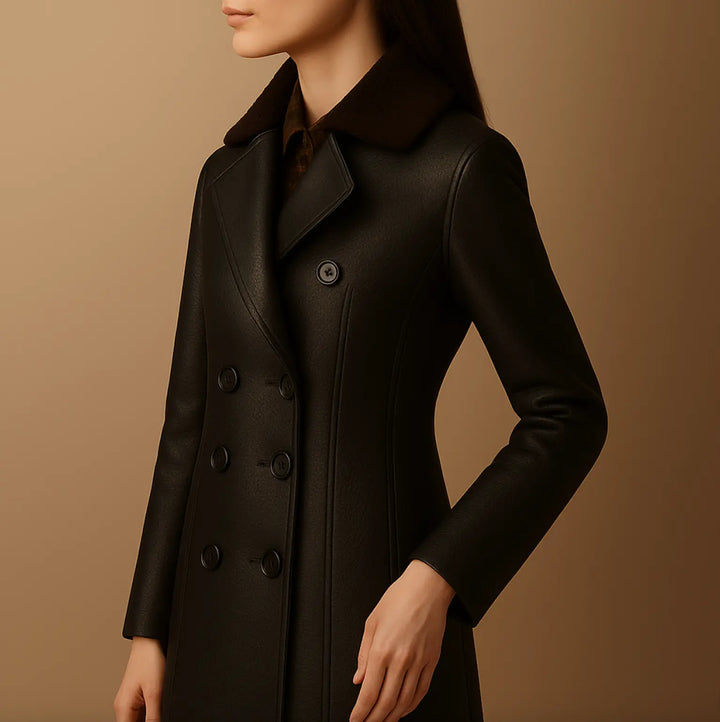 Timeless Line Double-Breasted Coat Jasmine's Boutique Australia