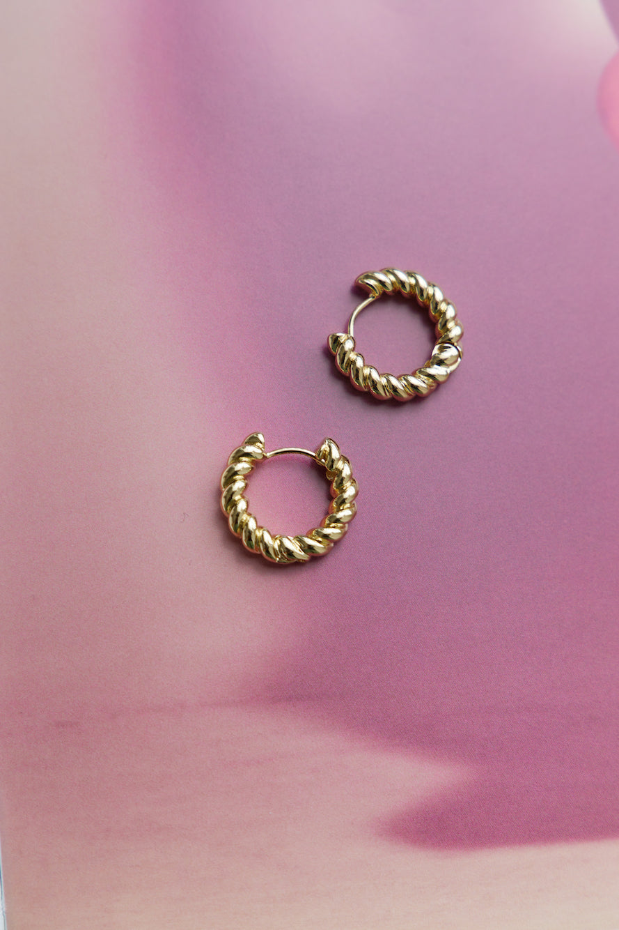 18-Carat Gold-Plated Effervescent Times Earrings Jasmine's Boutique Australia