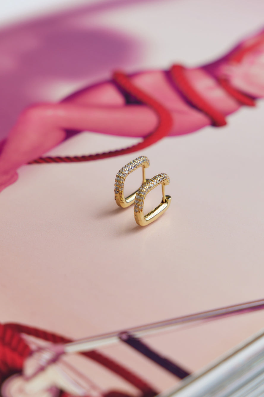 Special 18 Karat Gold Plated Talisman Earrings Jasmine's Boutique Australia
